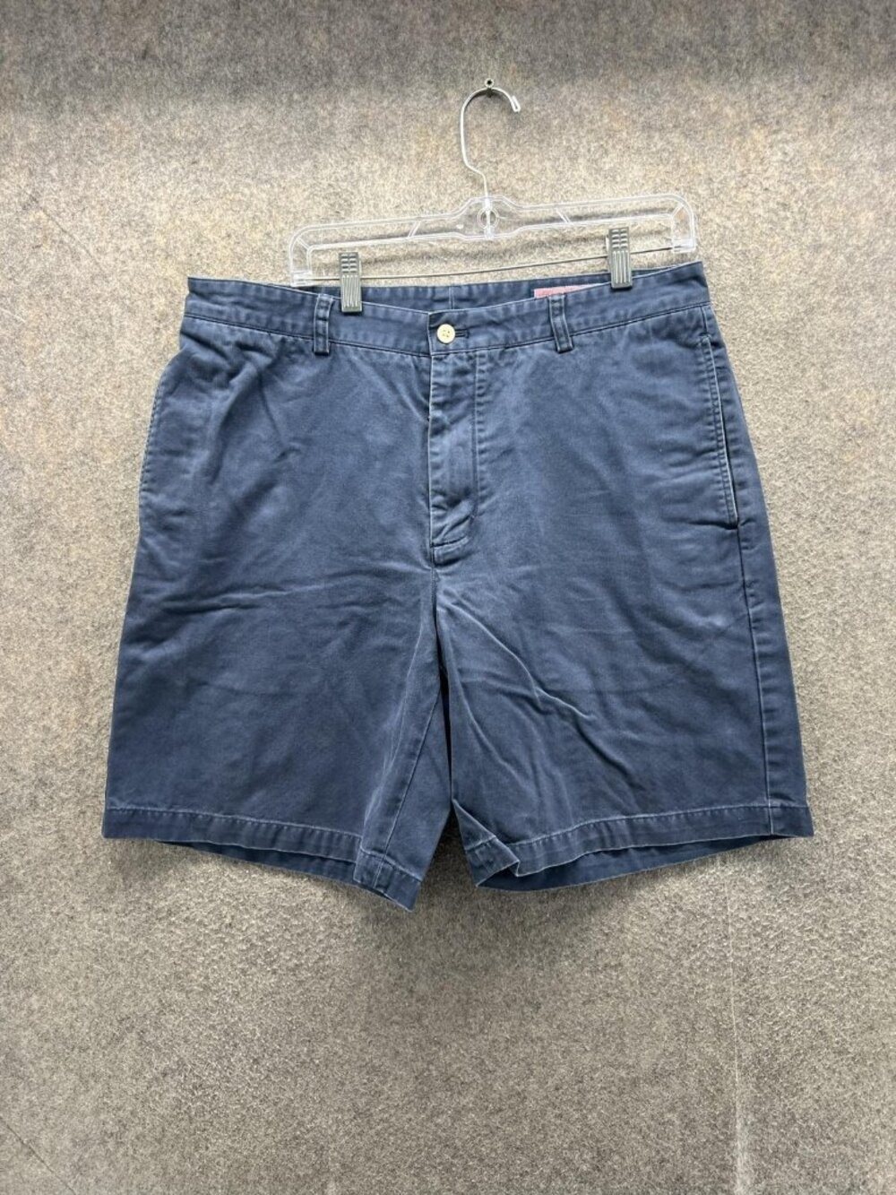 Vineyard Vines Shorts Mens 36 Blue Chino Flat Front Cotton Canvas Casual Summer